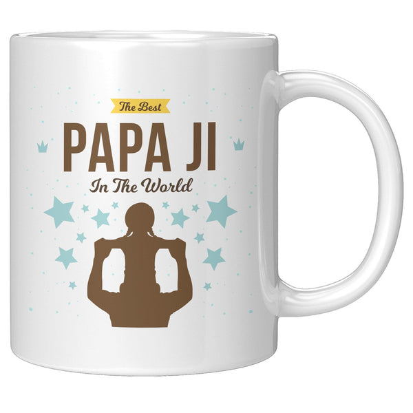 Best Papa Ji with Granddaughter - Cha Da Cup